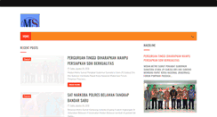 Desktop Screenshot of metrosumut.com